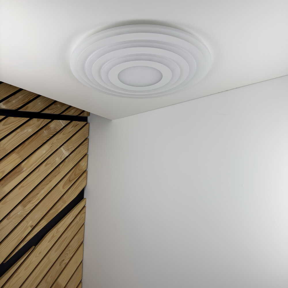 Светильник LED smart DARTS с пультом 90Вт 3000-5000K 6500Lm Круглый Белый 220465